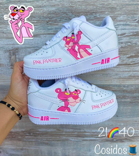Tenis Infantiles de pantera rosa